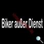 Autoaufkleber, Biker außer Dienst w