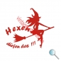 Autoaufkleber,Aufkleber Hexen dürfen dass!r
