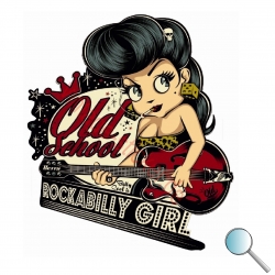 Autoaufkleber Betty Rockabilly, Aufkleber Betty Rockabilly