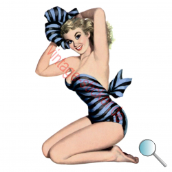 Autoaufkleber Pin Up, Aufkleber Pin Up