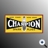 Autoaufkleber Champion Spark Plugs