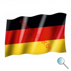 Autoaufkleber Flagge Deutschland 2, Aufkleber Flagge Deutschland 2