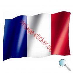 Autoaufkleber Flagge Frankreich, Aufkleber Flagge Frankreich