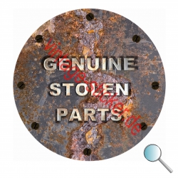 Autoaufkleber Genuine Stolen Parts 2, Aufkleber Genuine Stolen Parts 2