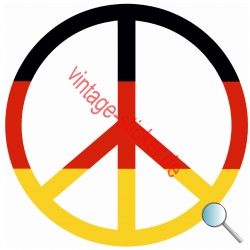 Autoaufkleber Peace Germany, Aufkleber Peace Germany