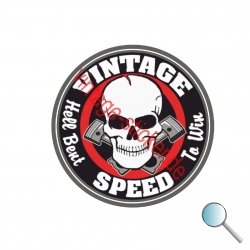 Autoaufkleber, Aufkleber Vintage Speed