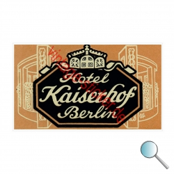 Autoaufkleber, Aufkleber, Kofferaufkleber, Hotel Kaiserhof Berlin