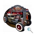 Autoaufkleber Rat Rod Garage, Aufkleber Rat Rod Garage