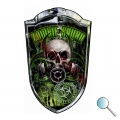 Autoaufkleber Zombie Outbreak, Aufkleber Zombie Outbreak
