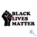 Autoaufkleber Black Lives Matter, Aufkleber Black Lives Matter