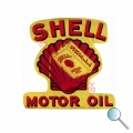 Autoaufkleber Shell Motor Oil, Aufkleber Shell Motor Oil