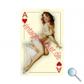 Autoaufkleber Pin Up Herz Ass, Aufkleber Pin Up Herz Ass 3
