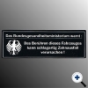 Autoaufkleber schlagartiger Zahnausfall 2