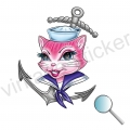Autoaufkleber, Aufkleber Sailorcat