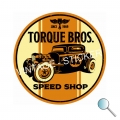 Autoaufkleber Torque Bros. Speed Shop, Aufkleber Torque Bros. Speed Shop